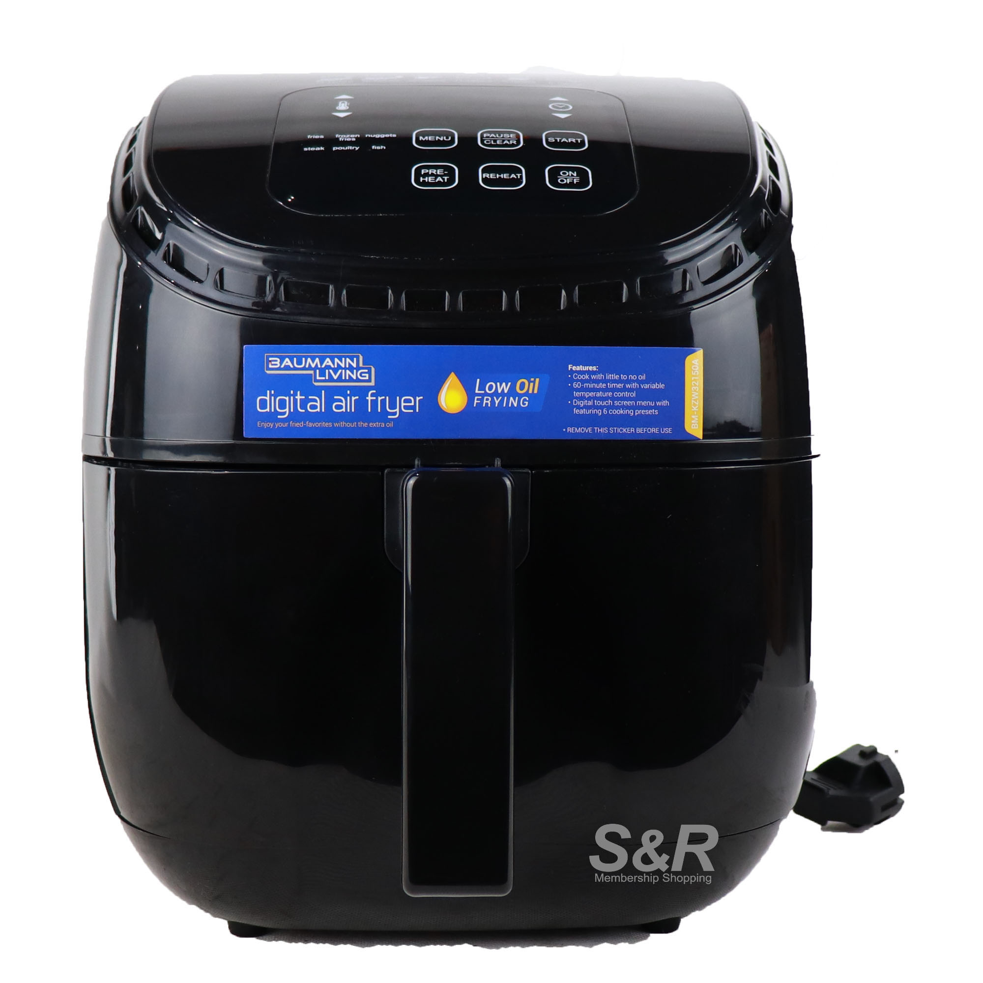 Baumann Living Digital Air Fryer BM-KZW32150A